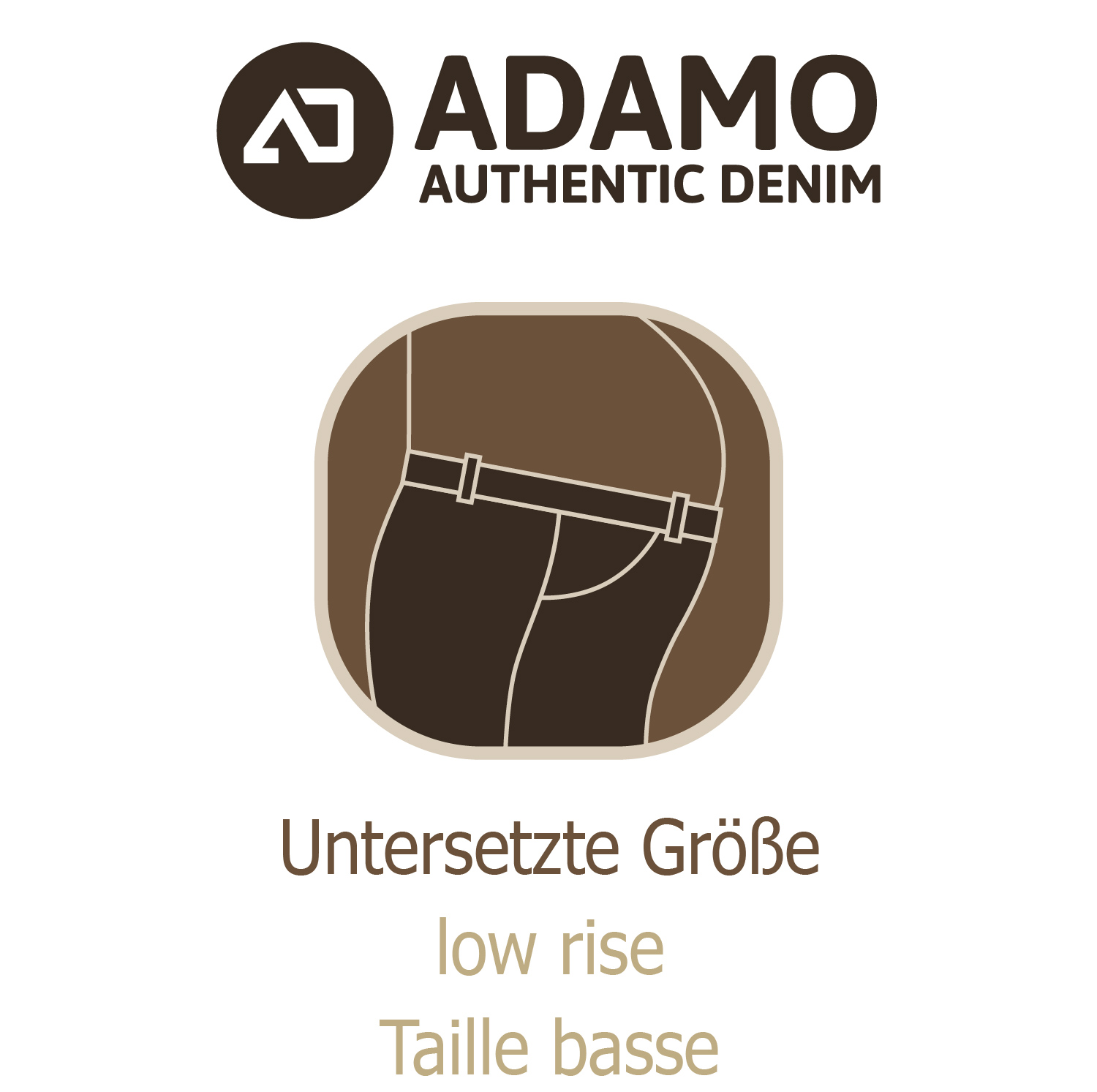 5-Pocket Jeans lang mit Stretch in mittelblau von Adamo für Herren Serie COLORADO in Übergrößen 28 - 40