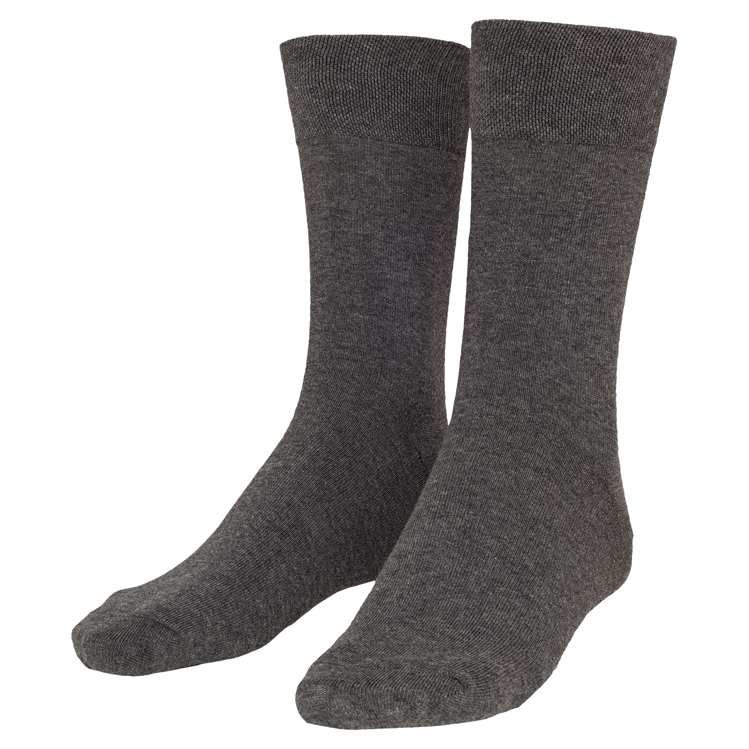 Men's sock soft in anthracite mottled double pack up to size 51/54