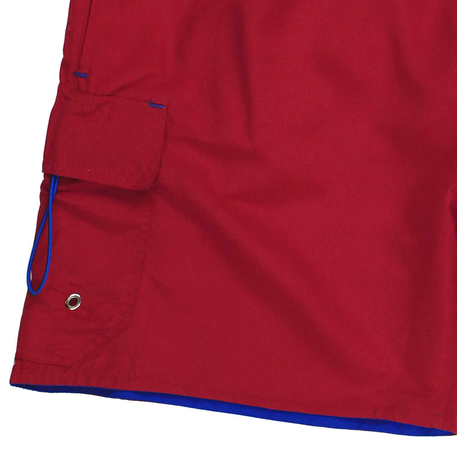 Swim shorts "Barbados" for men by Adamo in red up to oversize 10XL