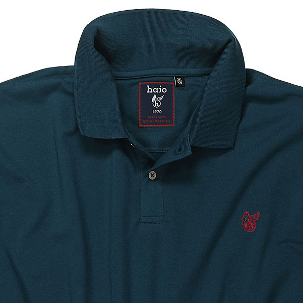 Polo shirt "stay fresh" in navy by hajo up to oversize 6XL