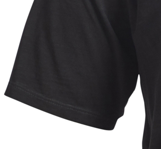 Herren Flammgarn T-Shirt schwarz von Replika in Übergrößen bis 8XL