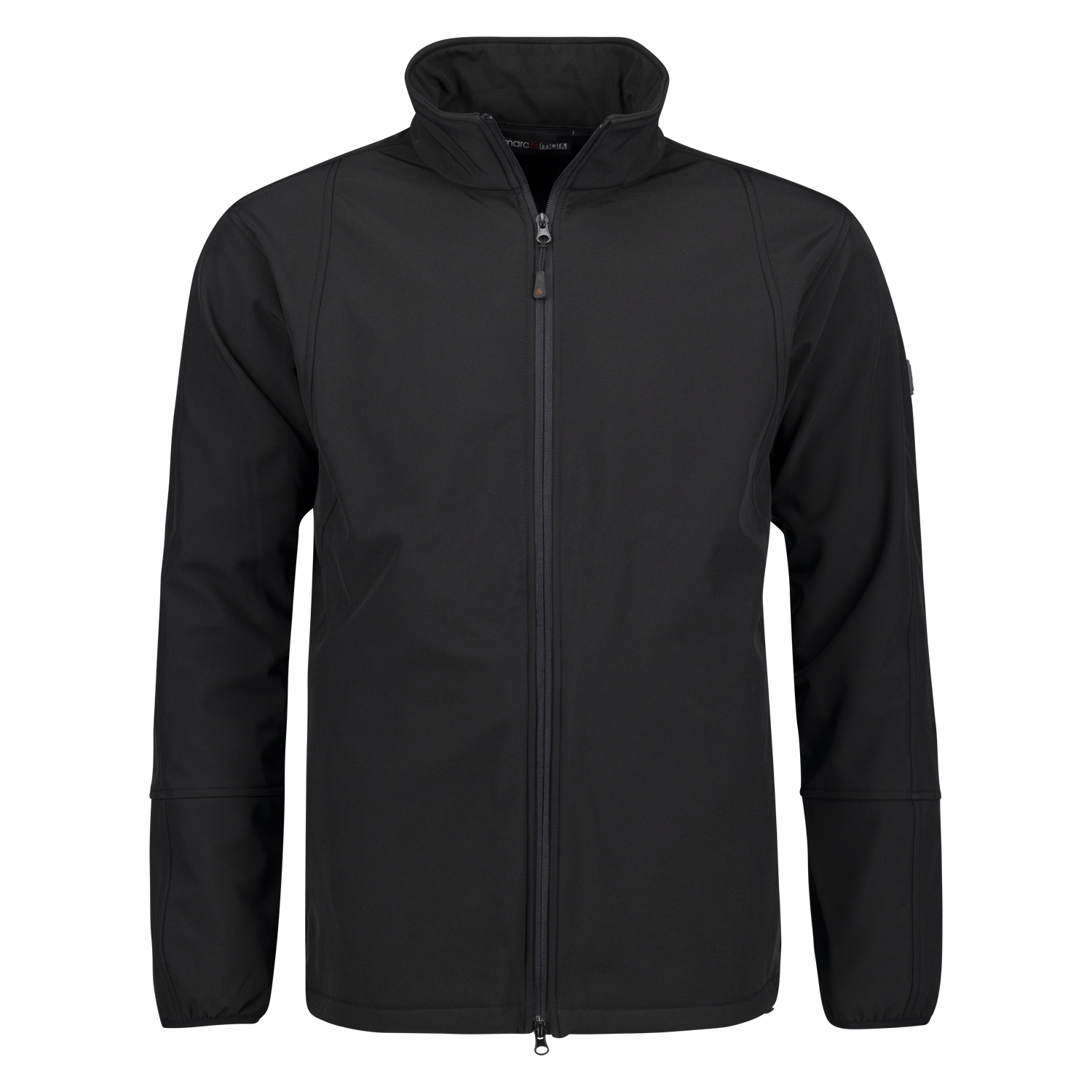 Softshell jacket in black by Marc&Mark in extra large sizes up to 10XL