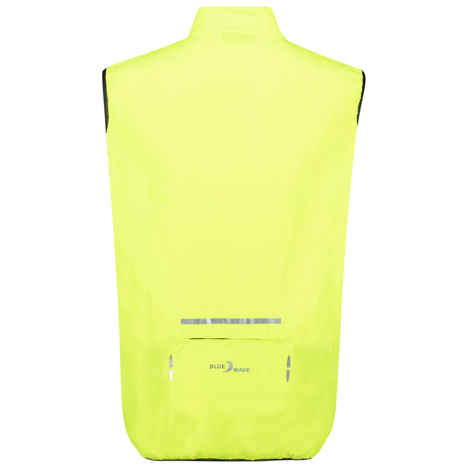 Bike waistcoat "Adrian" in neon yellow by Blue Wave for men up to oversize 10XL