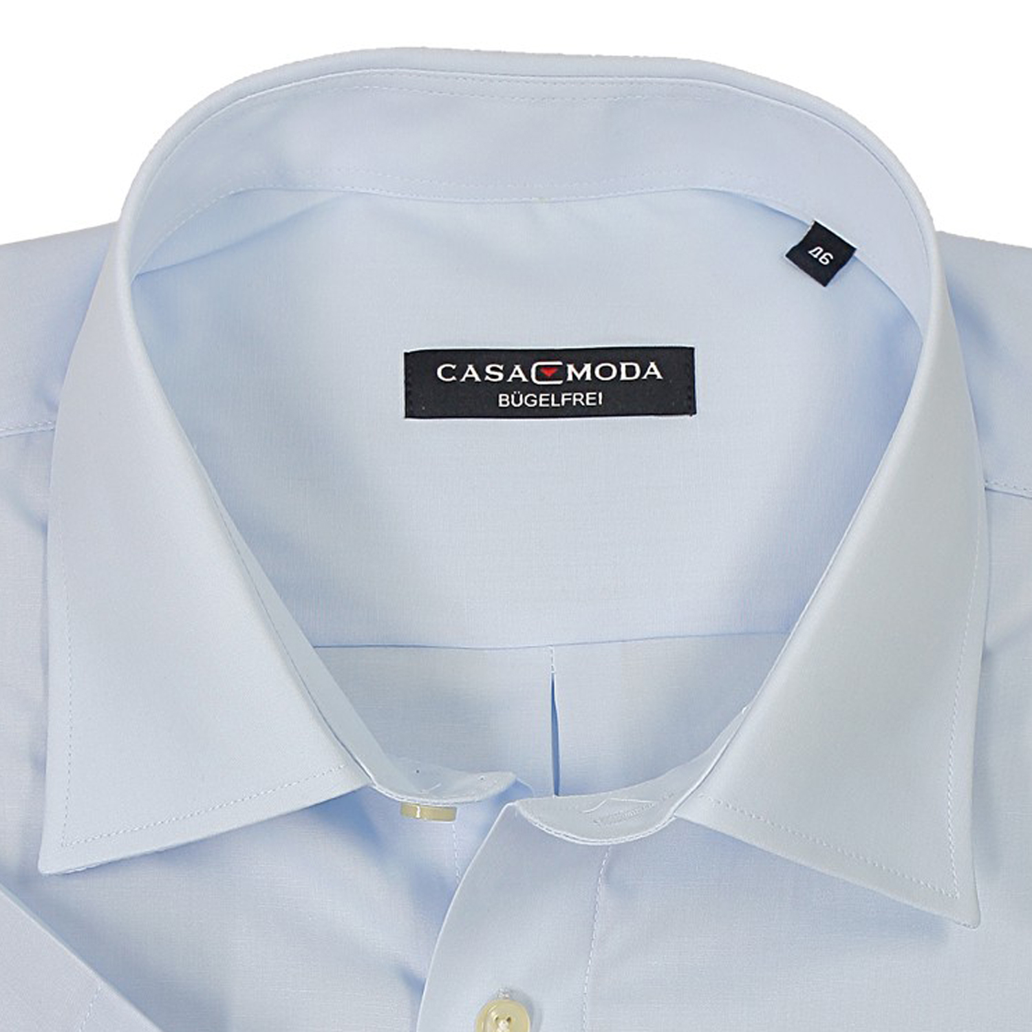 Hellblaues Kurzarmhemd Casamoda in Übergrößen bis 7XL