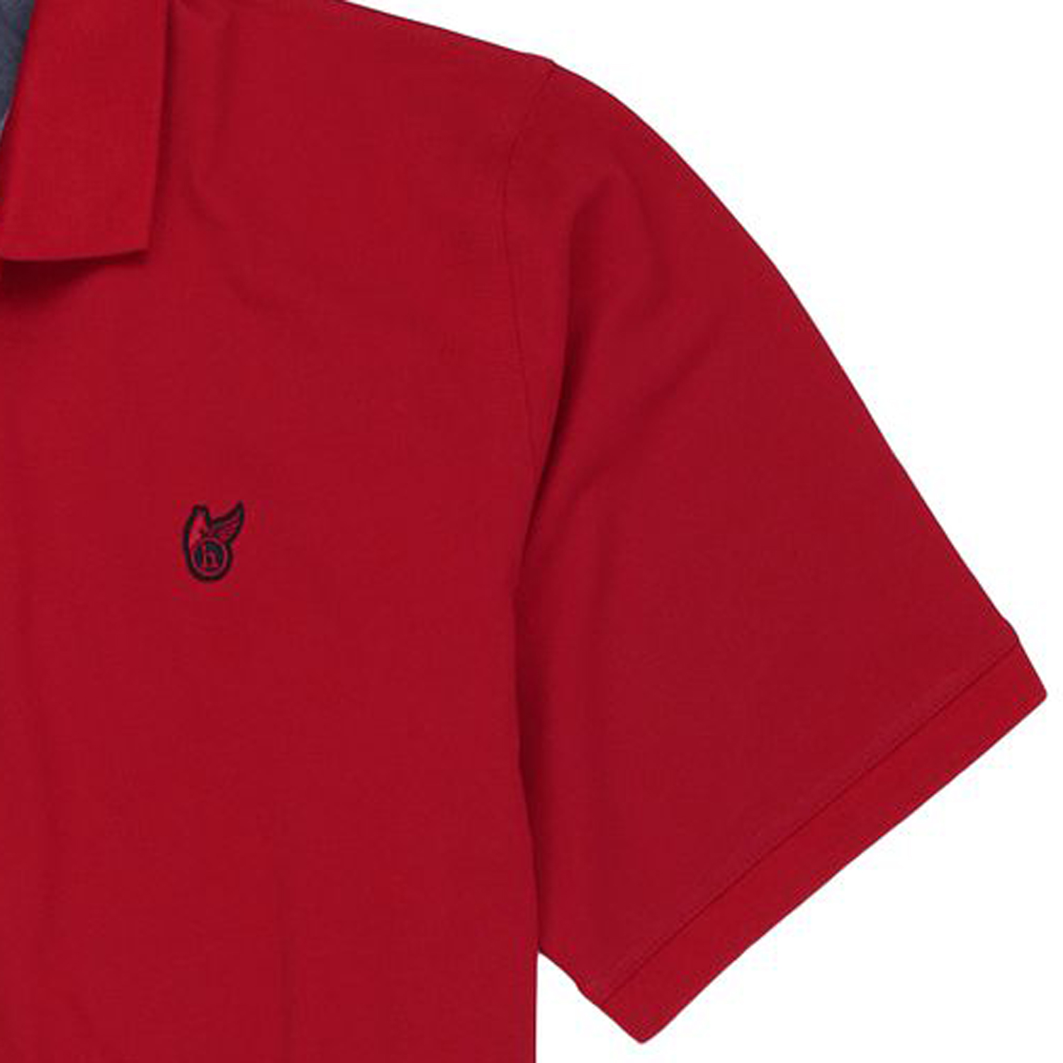 Rotes Kurzarm-Poloshirt "Stay Fresh" von Hajo in Übergrößen 3XL bis 6XL