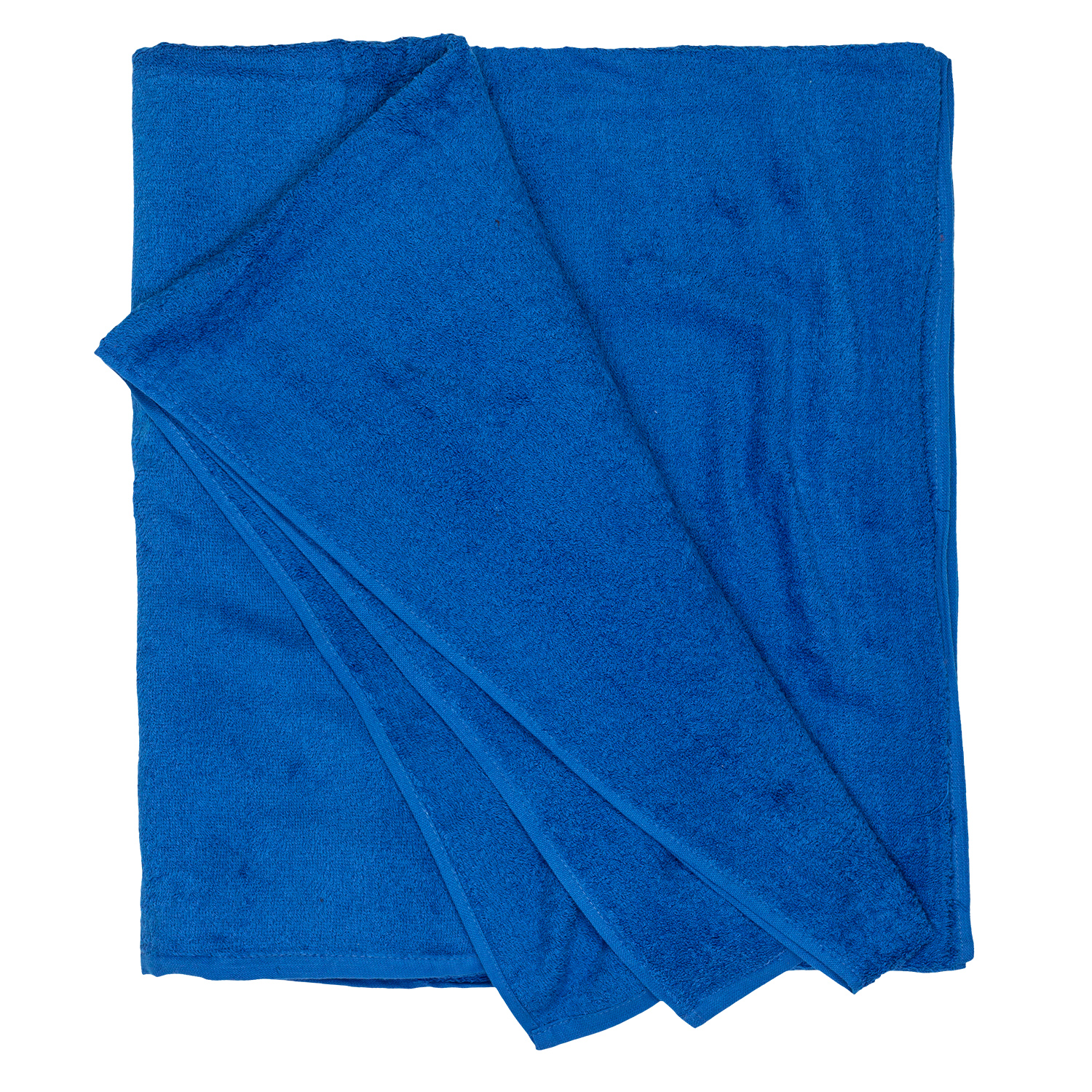 Bath towel series Helsinki in royal blue by Adamo in large sizes 100x220 cm or 155x220 cm