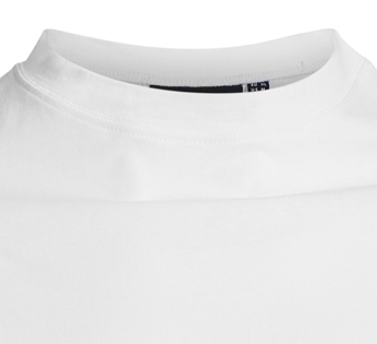 T-Shirt in white by Replika in oversizes up to 6XL // double pack