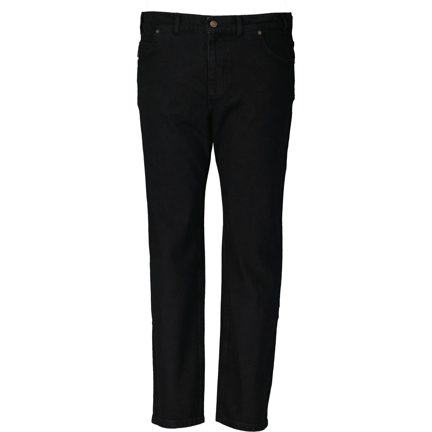 Schwarze 5-Pocket Jeans lang mit Stretch von Adamo für Herren Serie "NEVADA" in Übergrößen 56 - 80