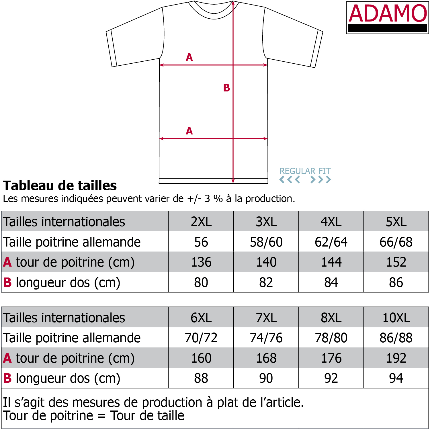 ADAMO Rundhals T-Shirt Serie Longboard bedruckt in Übergrößen bis 10XL Regular Fit für Herren
