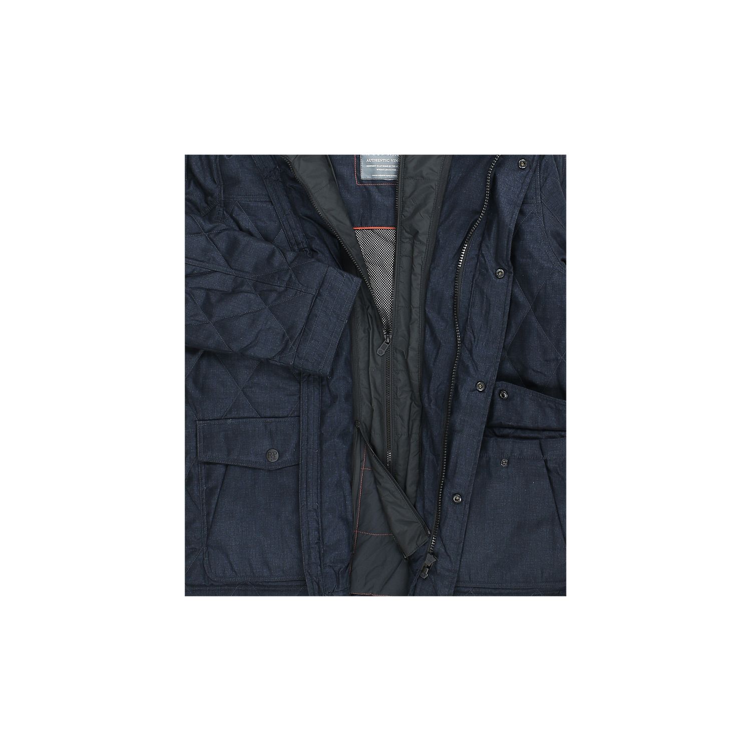 Winter jacket "Peter" in dark blue by redpoint in large sizes 58 to 70