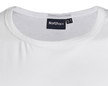 Unterhemd weiß ohne Arm von North 56°4 für Herren in Übergrößen bis 8XL