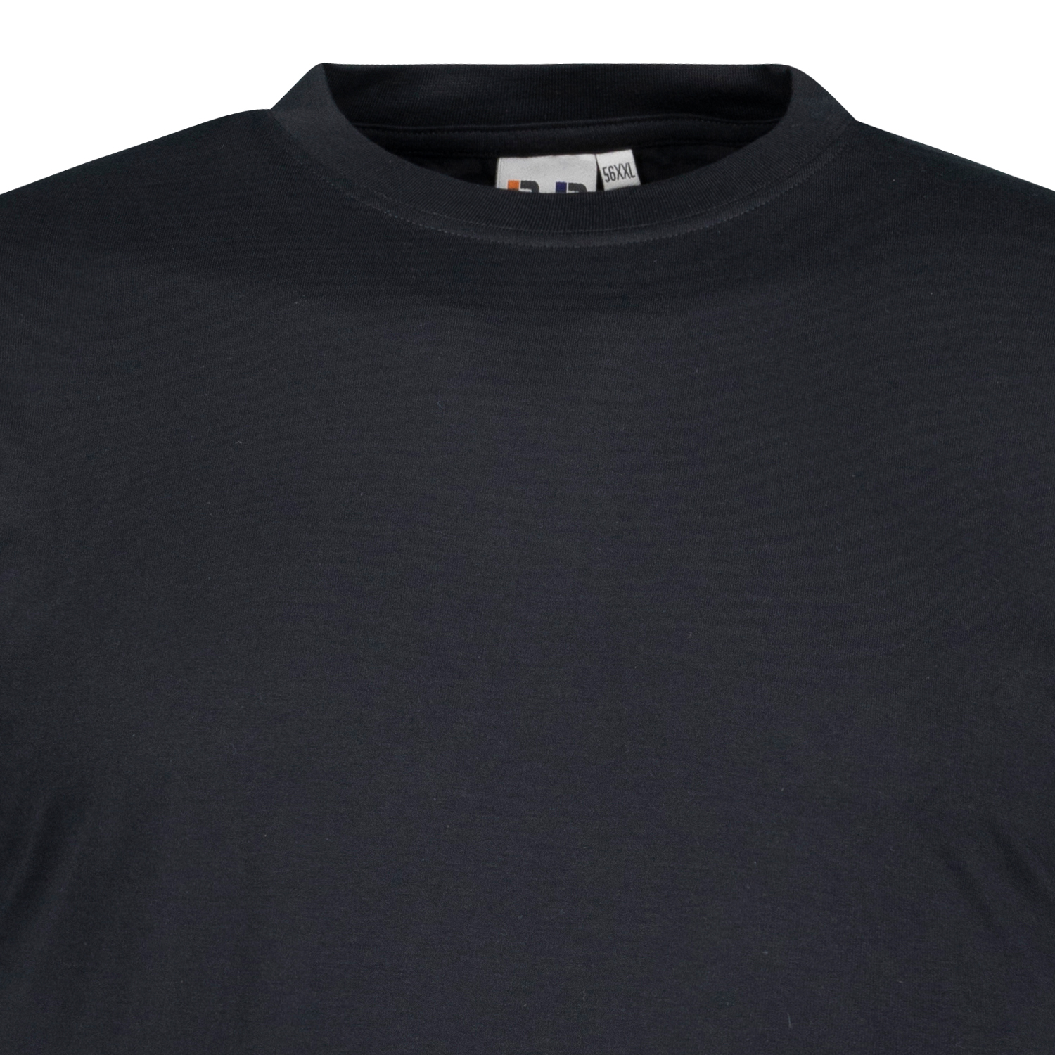 Schwarzes T-Shirt im Doppelpack in großen Größen bis 8XL von Big Basics
