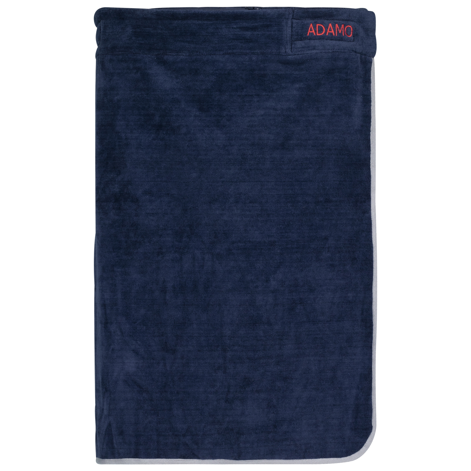 ADAMO XXL sauna kilt dark blue model "LATHI" for men in oversize with velcro closure