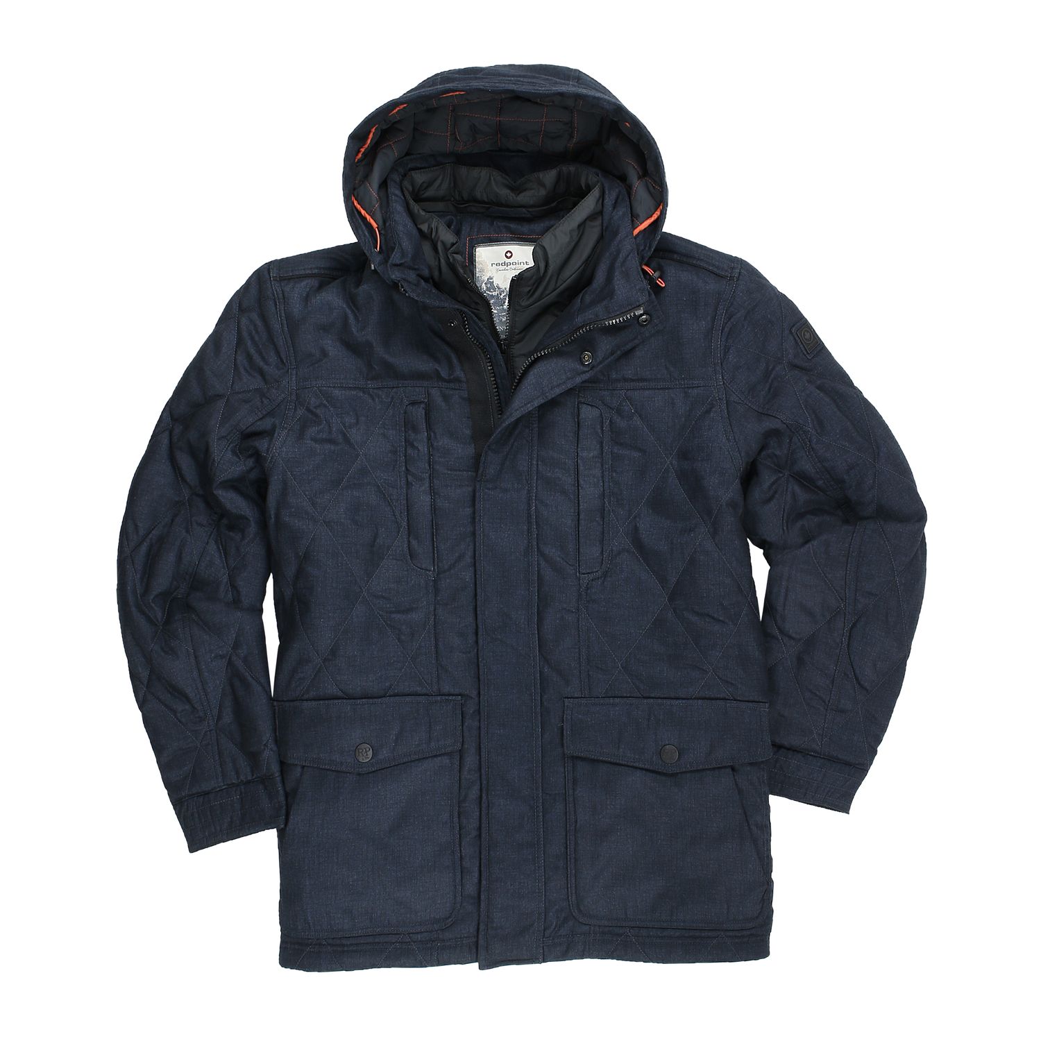 Winter jacket "Peter" in dark blue by redpoint in large sizes 58 to 70