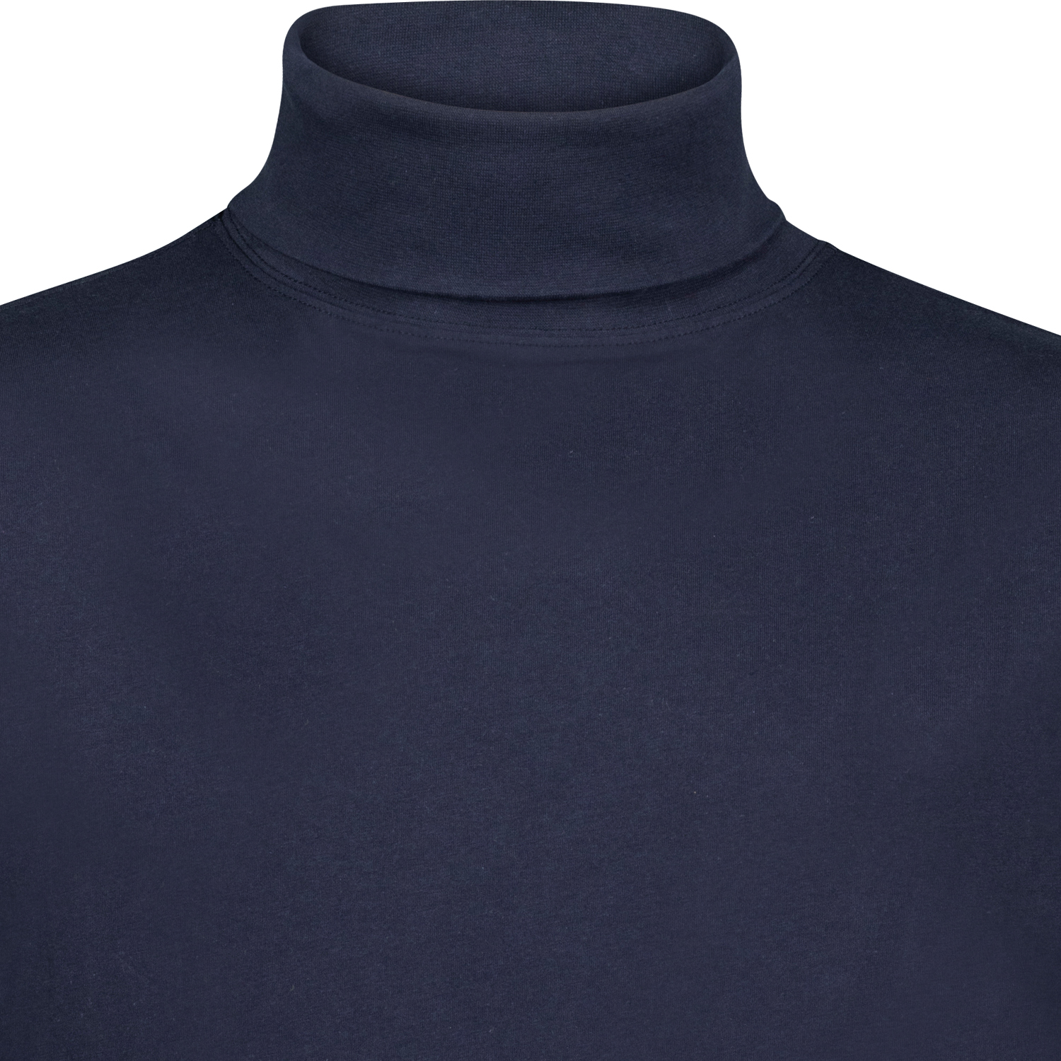 Rollkragen Shirt langarm COMFORT FIT für Herren von ADAMO in navy bis Übergrößen 12XL