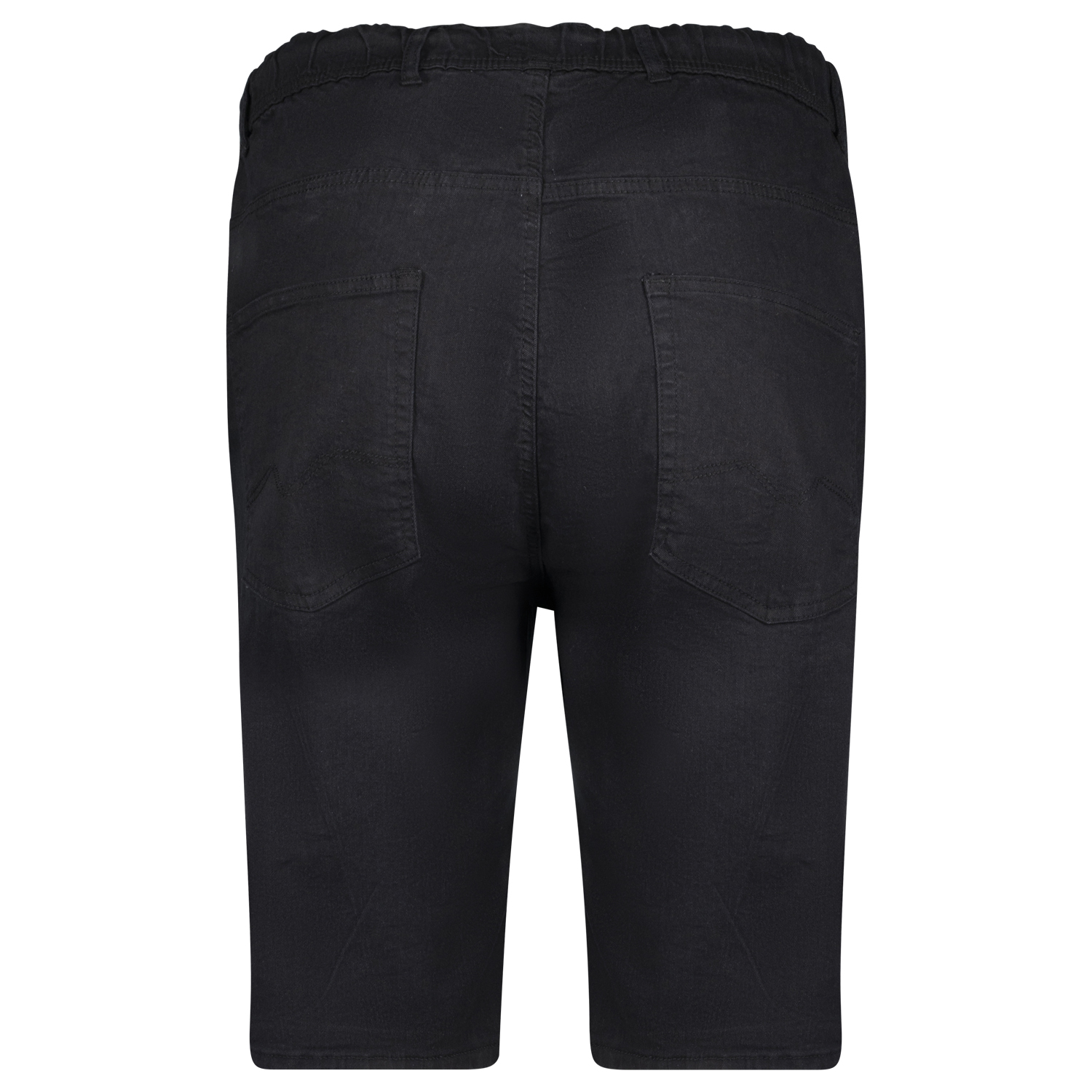 Herren Jeans Jogginghose kurz in großen Größen bis 12XL von Adamo Serie KANSAS schwarz