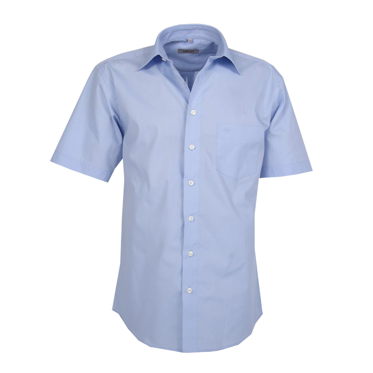 Light blue shirt by ARRIVEE in big sizes XL up to 6XL