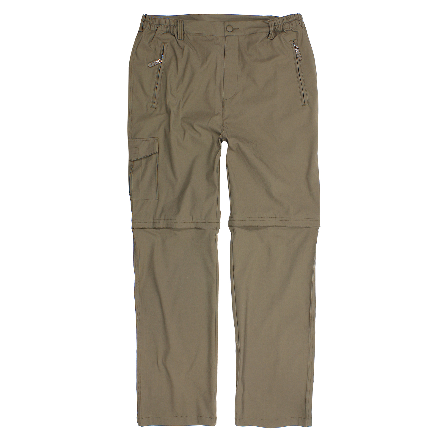 Outdoor-Zipp-off-Hose in khaki von Abraxas bis Übergröße 10XL
