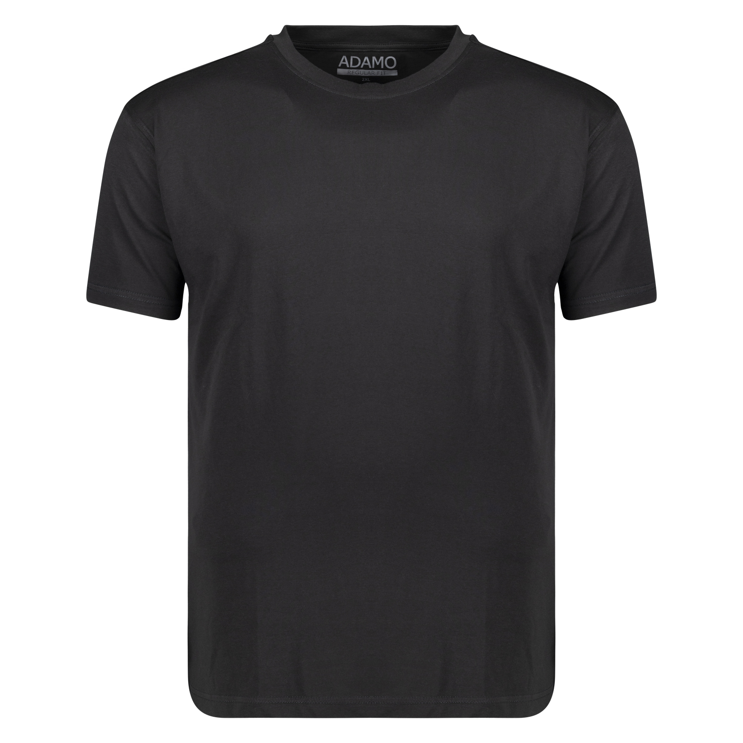 Kurzarm T-Shirt Modell Kevin von ADAMO für Herren schwarz in Übergrößen 2XL-10XL Regular Fit