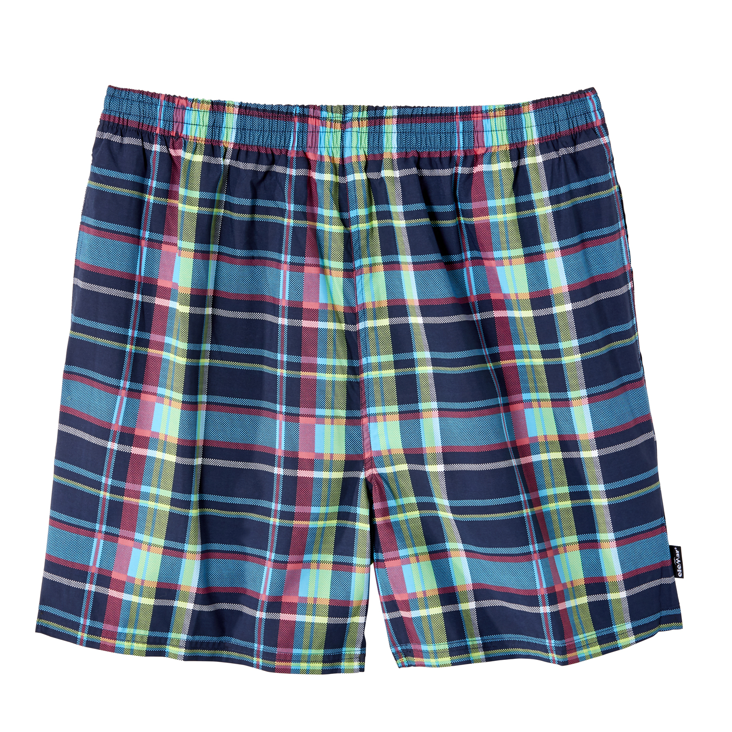 Swim bermudas by eleMar for men blue checkered in oversizes up to 6XL