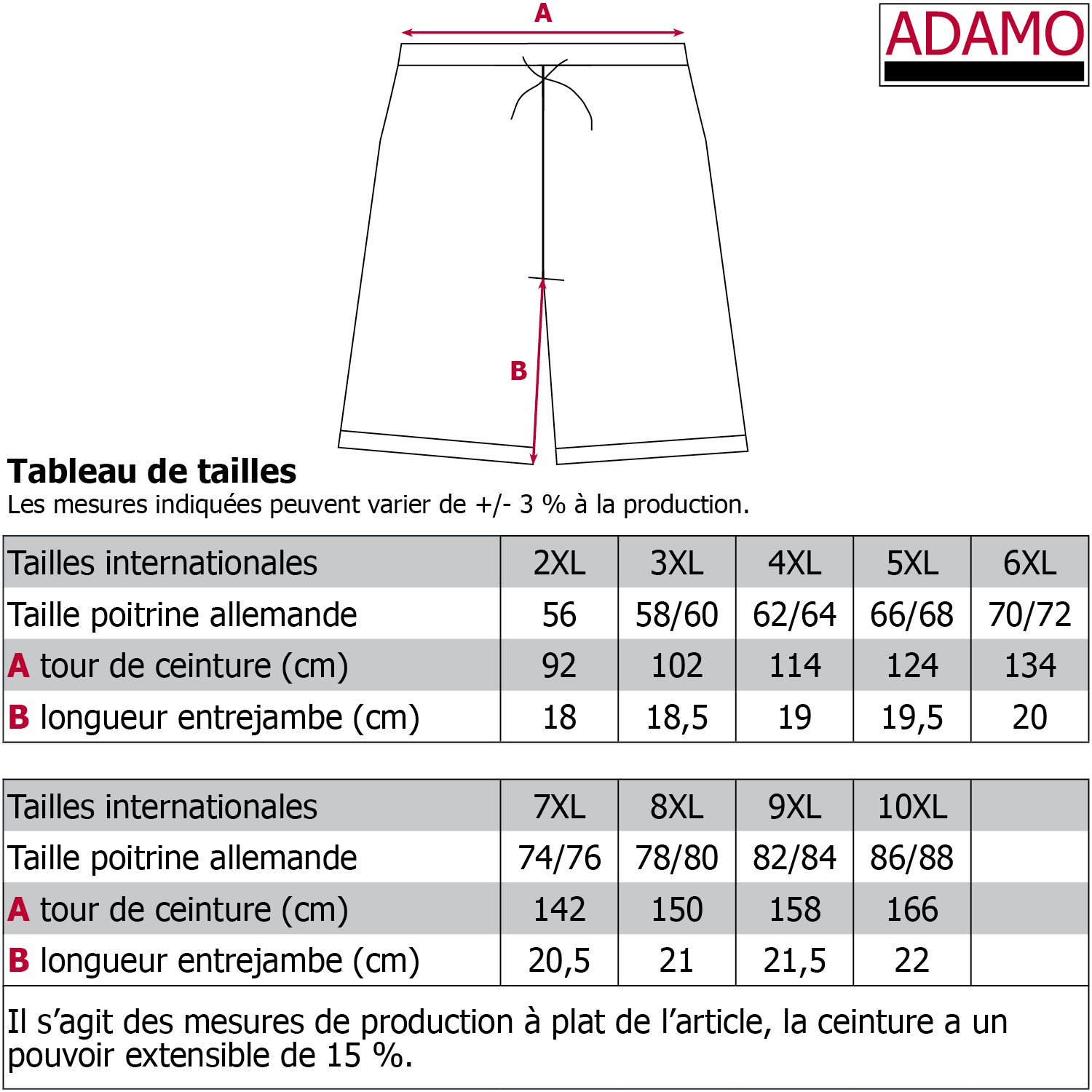 Gestreifter Herren Serafino Schlafanzug kurzarm Serie Anil von Adamo bis Übergröße 10XL