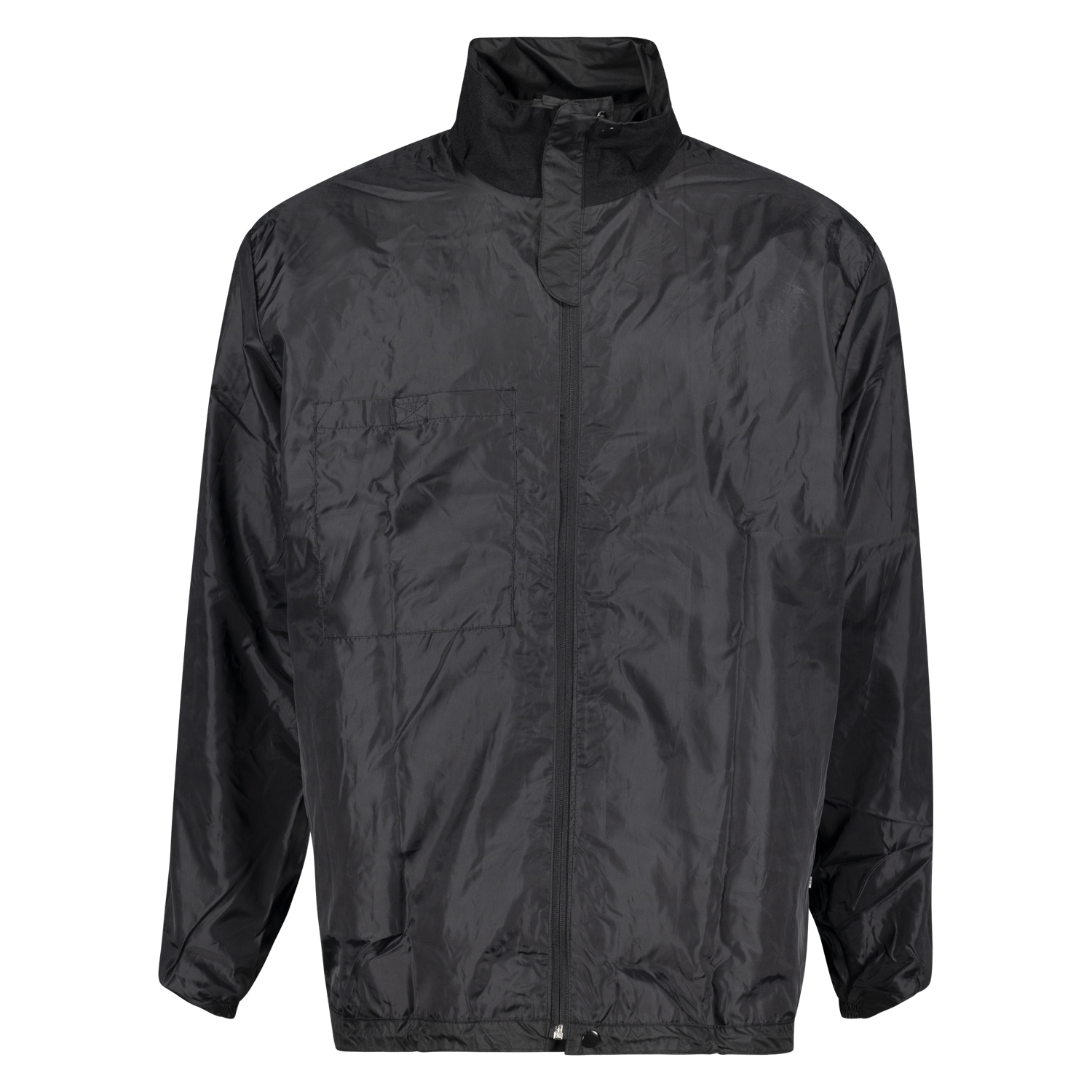 Schwarze Regen Jacke von Aero in großen Größen bis 8 XL