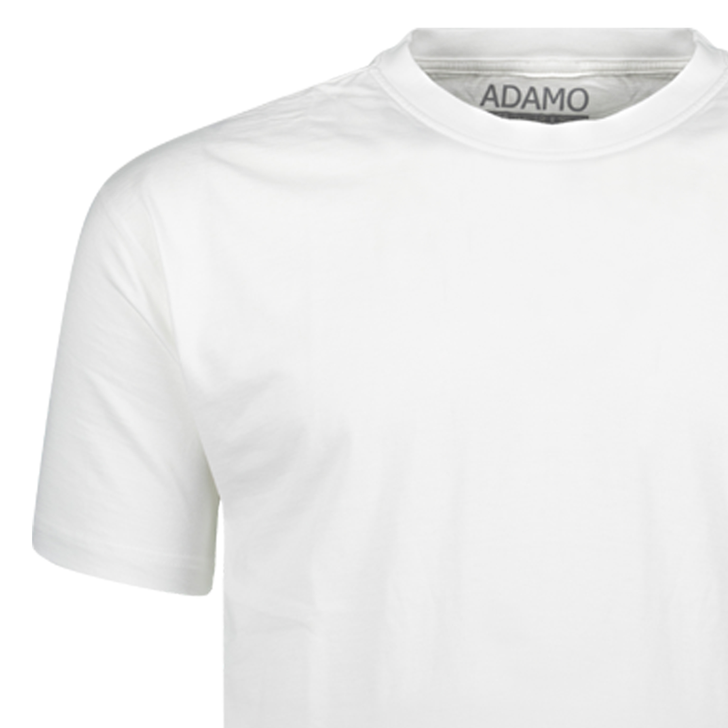 T-shirts in white series Kevin regular fit by Adamo for men up to oversize 10XL