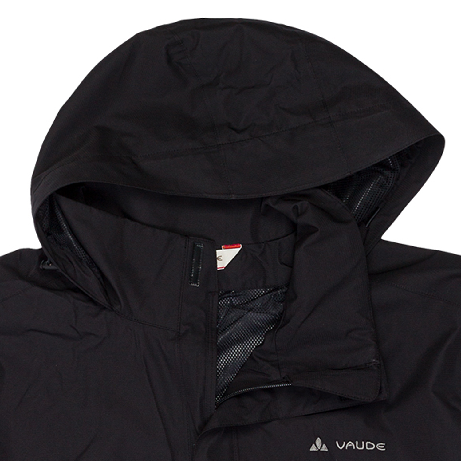 Rain jacket for men in black by Vaude up to oversize 5XL