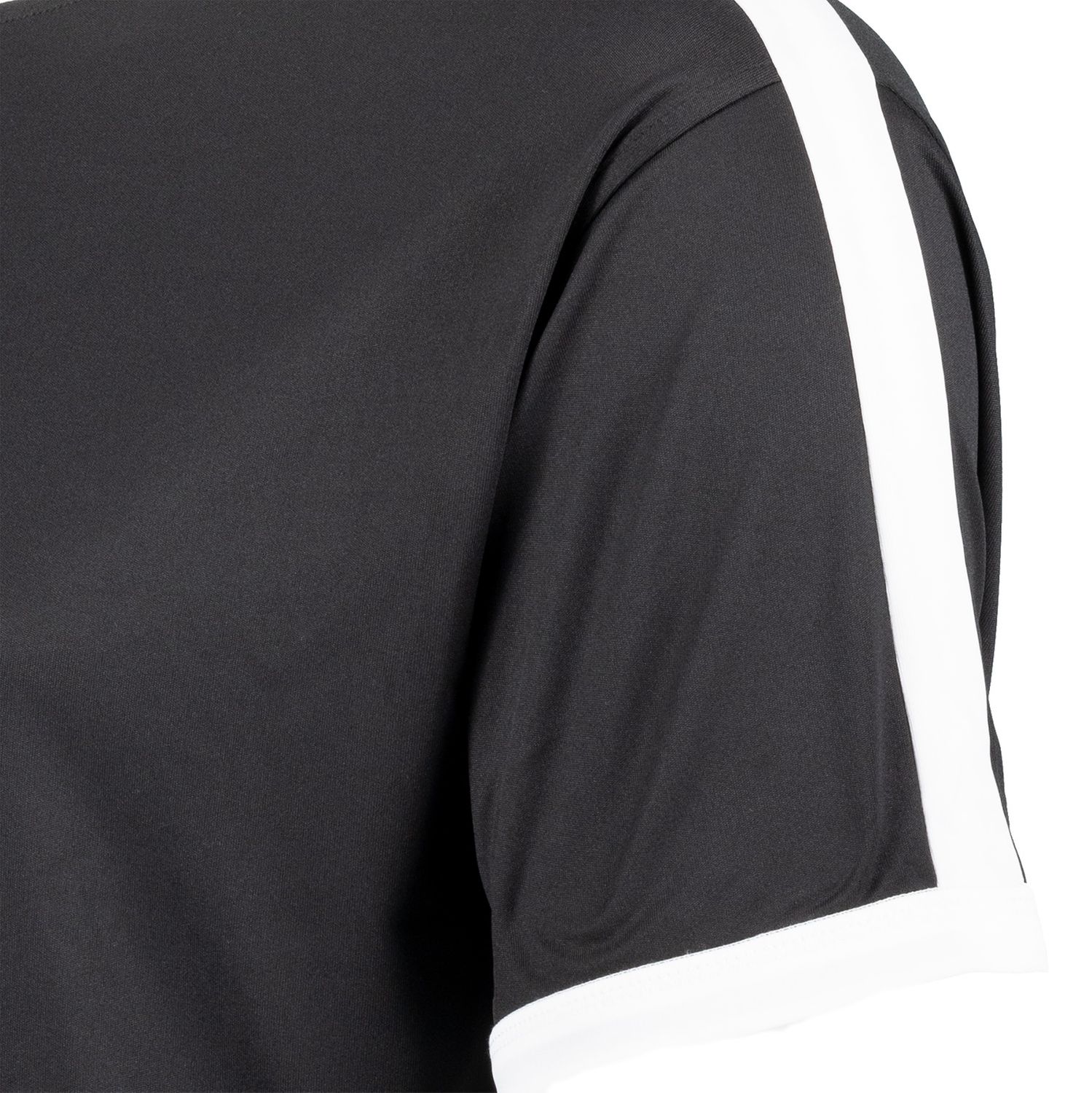 Black functional shirt for men by Adamo series "Marco" COMFORT FIT in oversizes up to 12XL