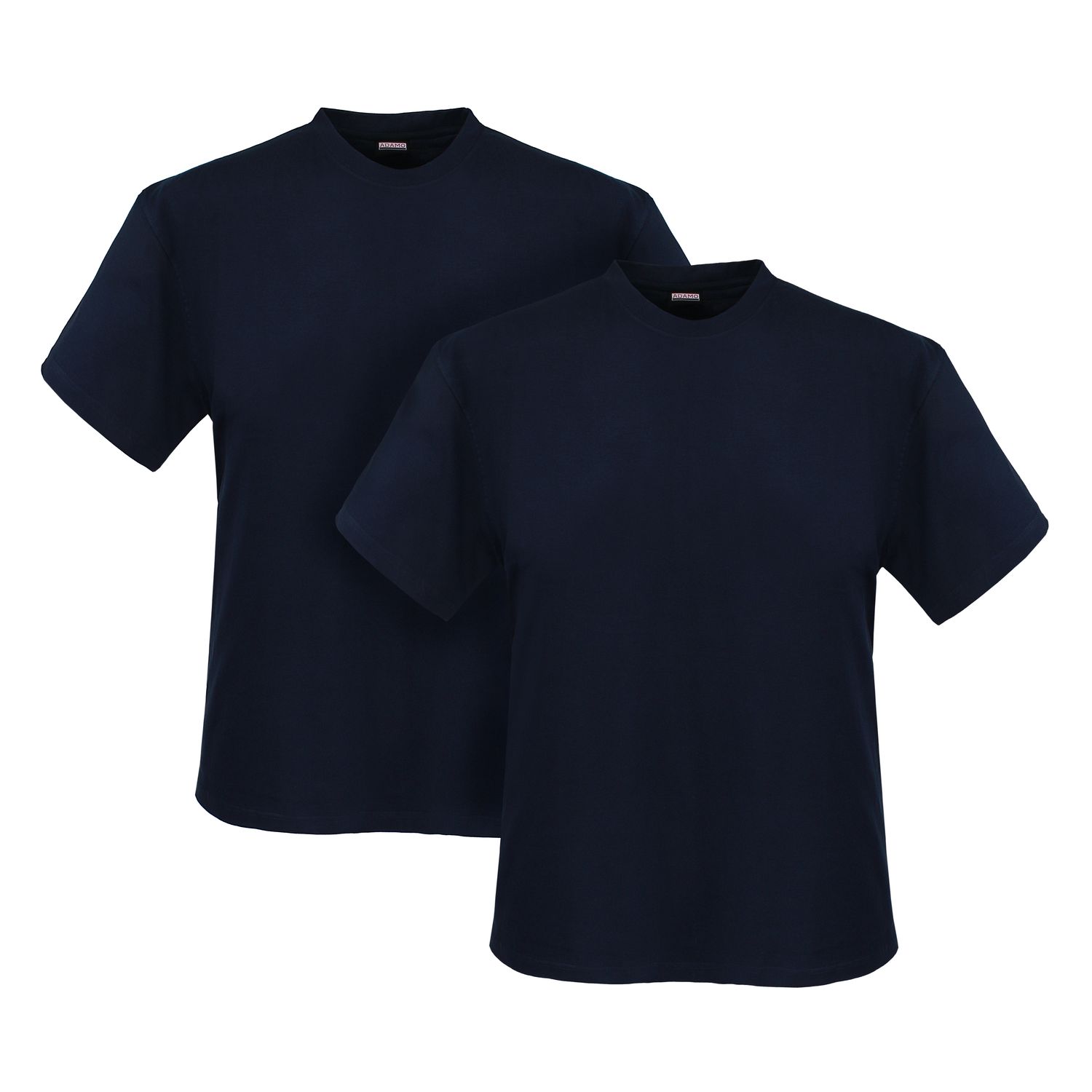 ADAMO Rundhals T-Shirt MARLON 2er-Pack in verschiedenen Farben und Größen bis 12XL