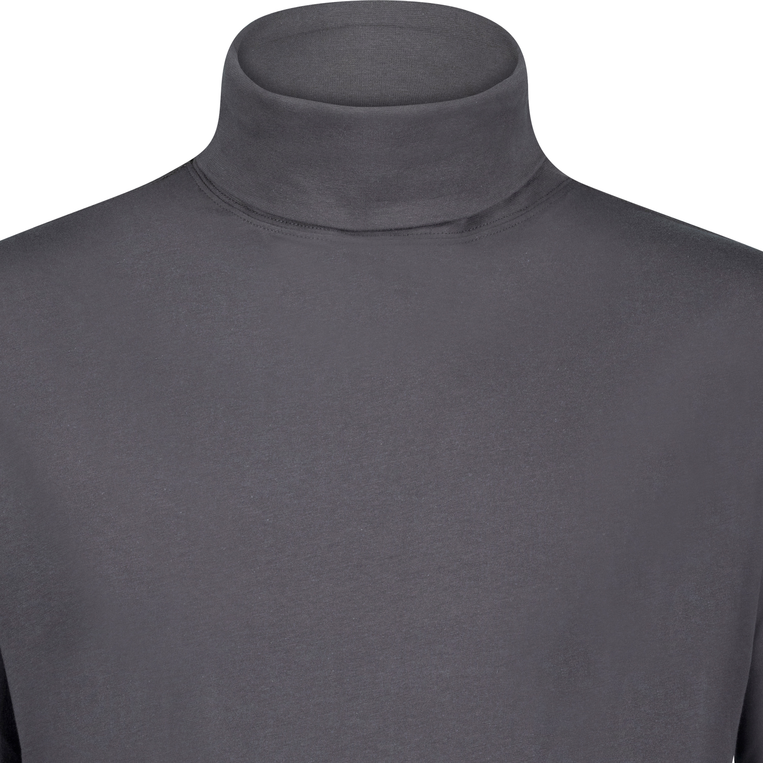Rollkragen Shirt COMFORT FIT für Herren in anthrazit von ADAMO bis Übergröße 12XL