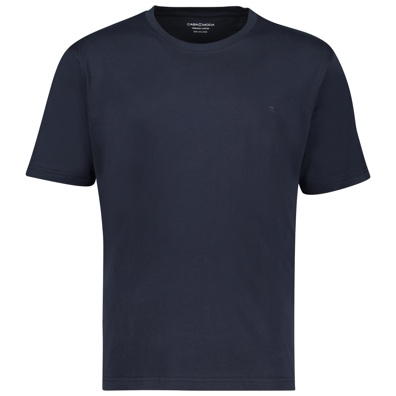 T-Shirt in dunkelblau 1/2 Arm von Casa Moda für Herren in Übergrößen bis 6XL