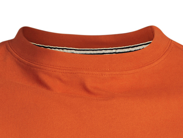 Orange basic t-shirt by North56°4 in oversizes up to 8XL