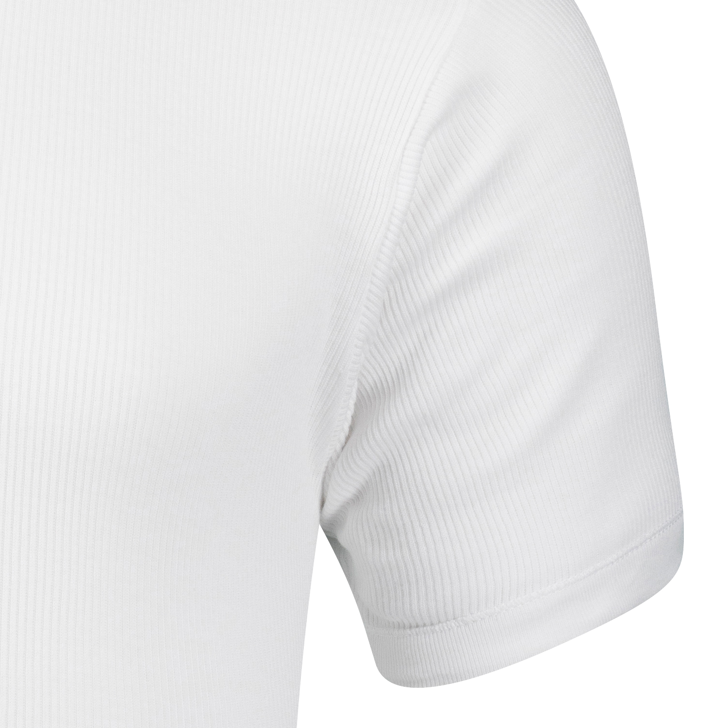 Weisses Doppelripp T-Shirt PRESTIGE mit 1/2 Arm von Adamo bis Übergröße 20