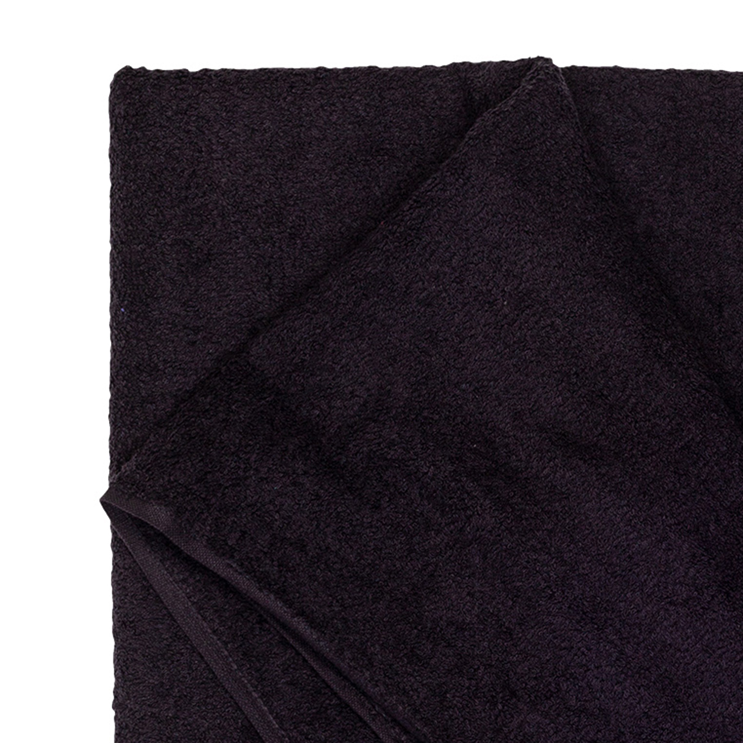 Bath towel series Helsinki in black by Adamo in large sizes 100x220 cm or 155x220 cm