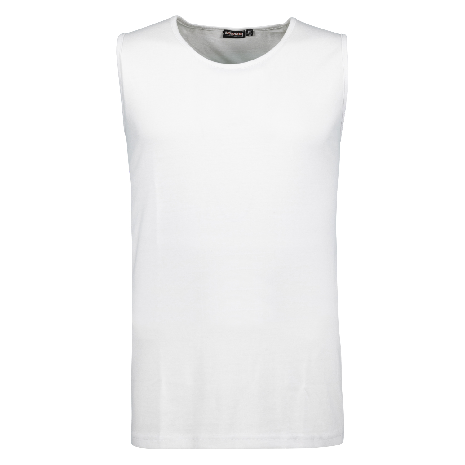 White muscle shirt ROD COMFORT FIT by ADAMO till oversize 12XL