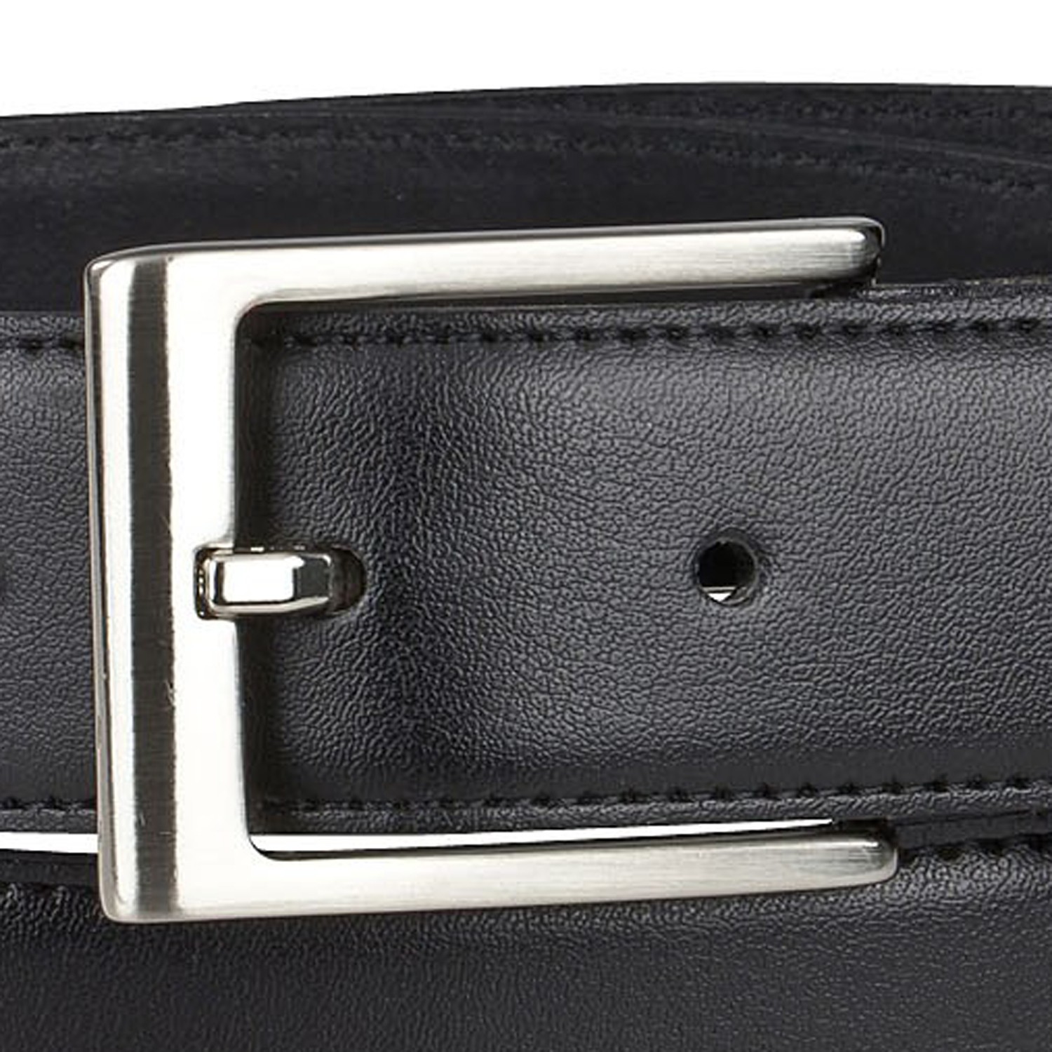 Black belt 35 mm (1.37 Inches) wide by Lindenmann in over lengths up to 150 cm