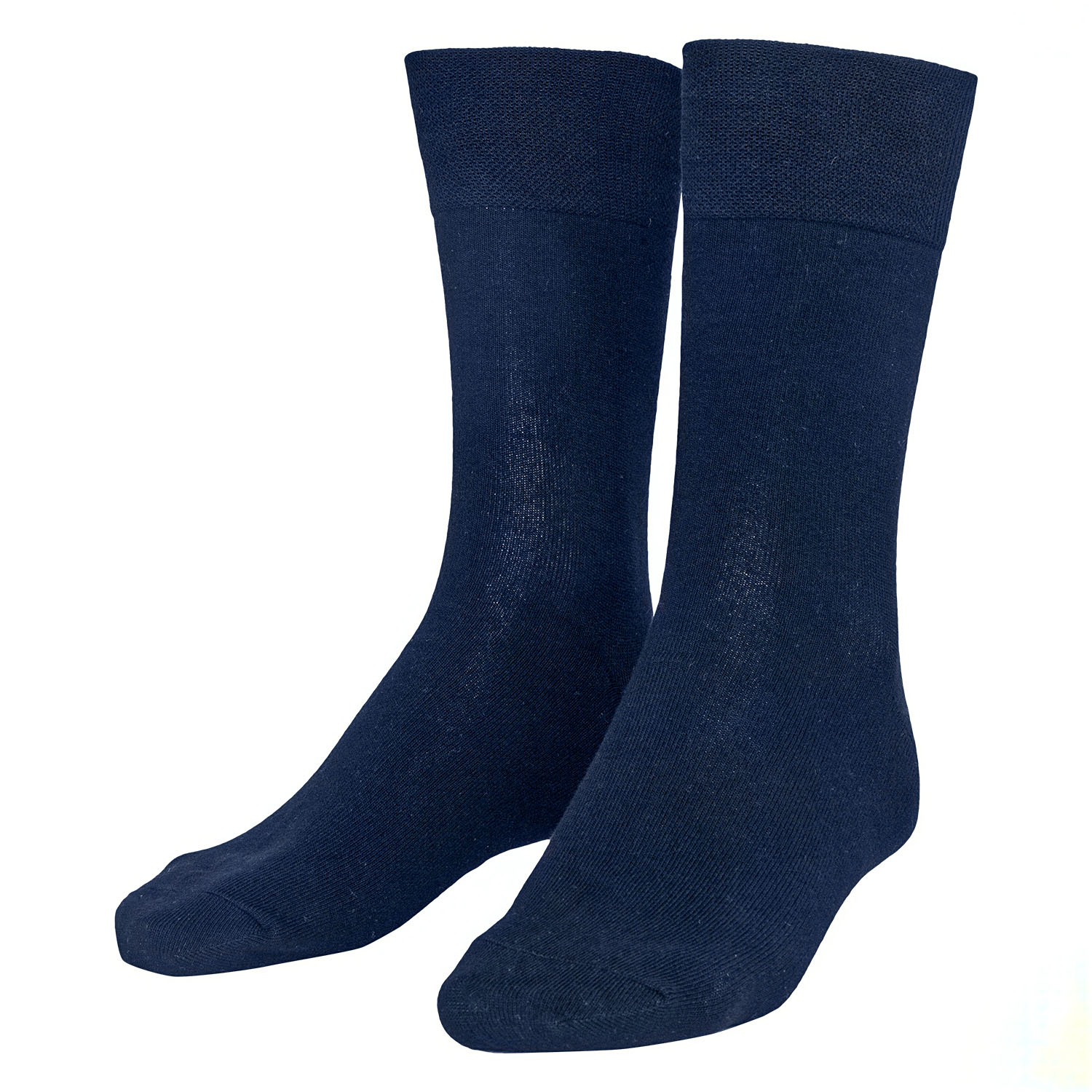 Men sock soft in navy pack of three up to size 51/54