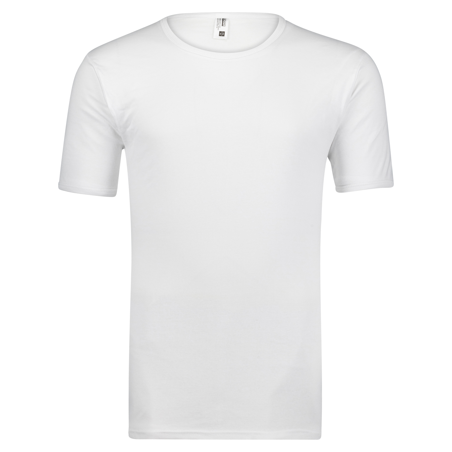 Weisses T-Shirt ROYAL in Feinripp von ADAMO-Fashion bis Übergröße 20