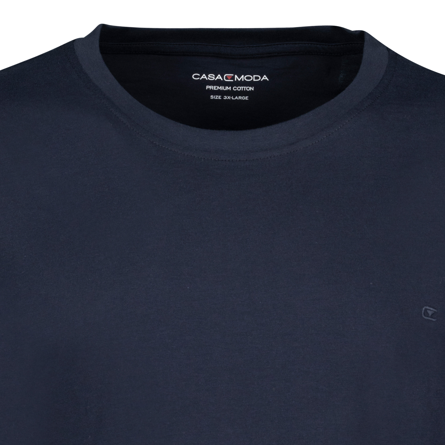T-Shirt in dunkelblau 1/2 Arm von Casa Moda für Herren in Übergrößen bis 6XL
