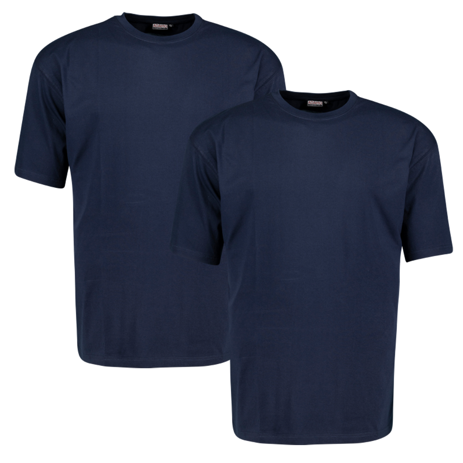 ADAMO Rundhals T-Shirt COMFORT FIT MARLON 2er-Pack in verschiedenen Farben und Größen bis 18XL