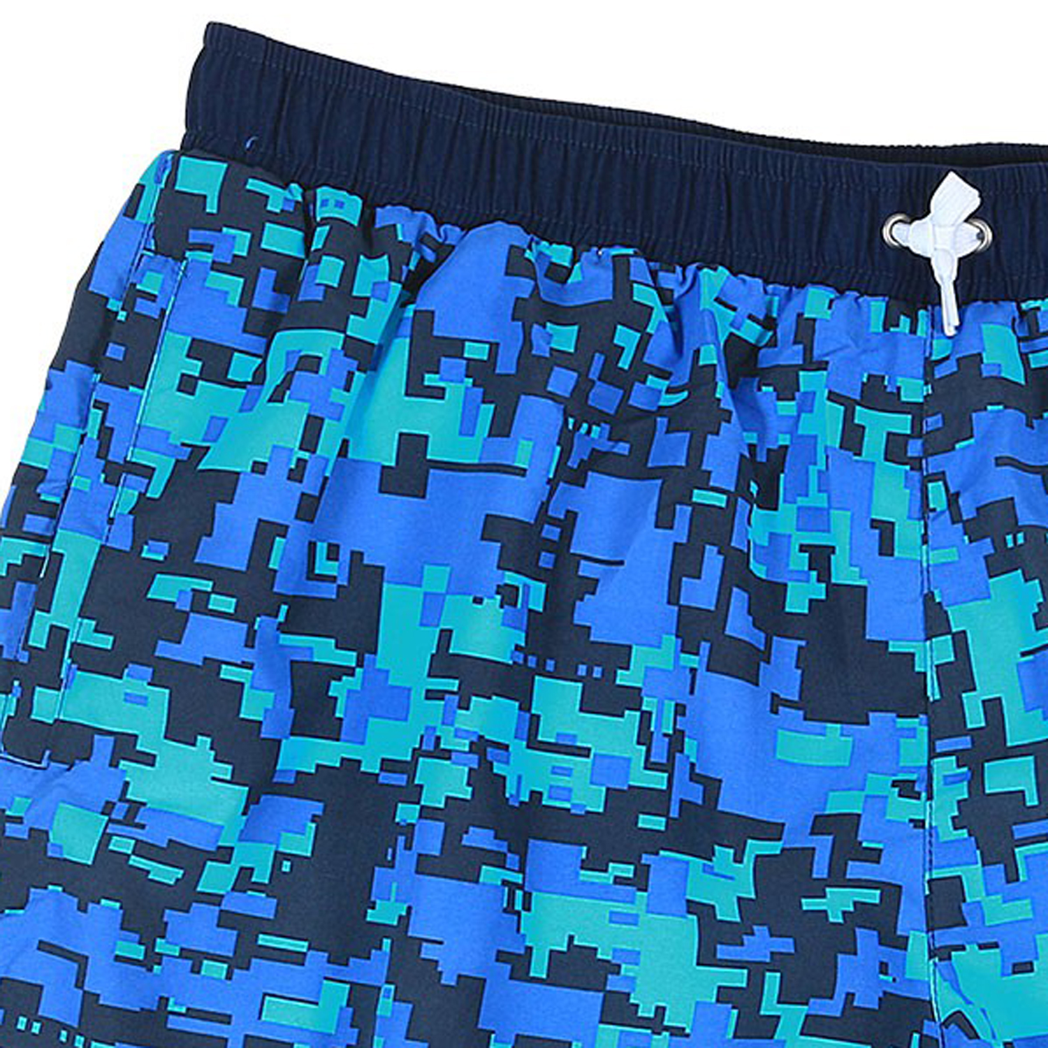 Abraxas swimming trunks in big sizes up to 10XL, print blue
