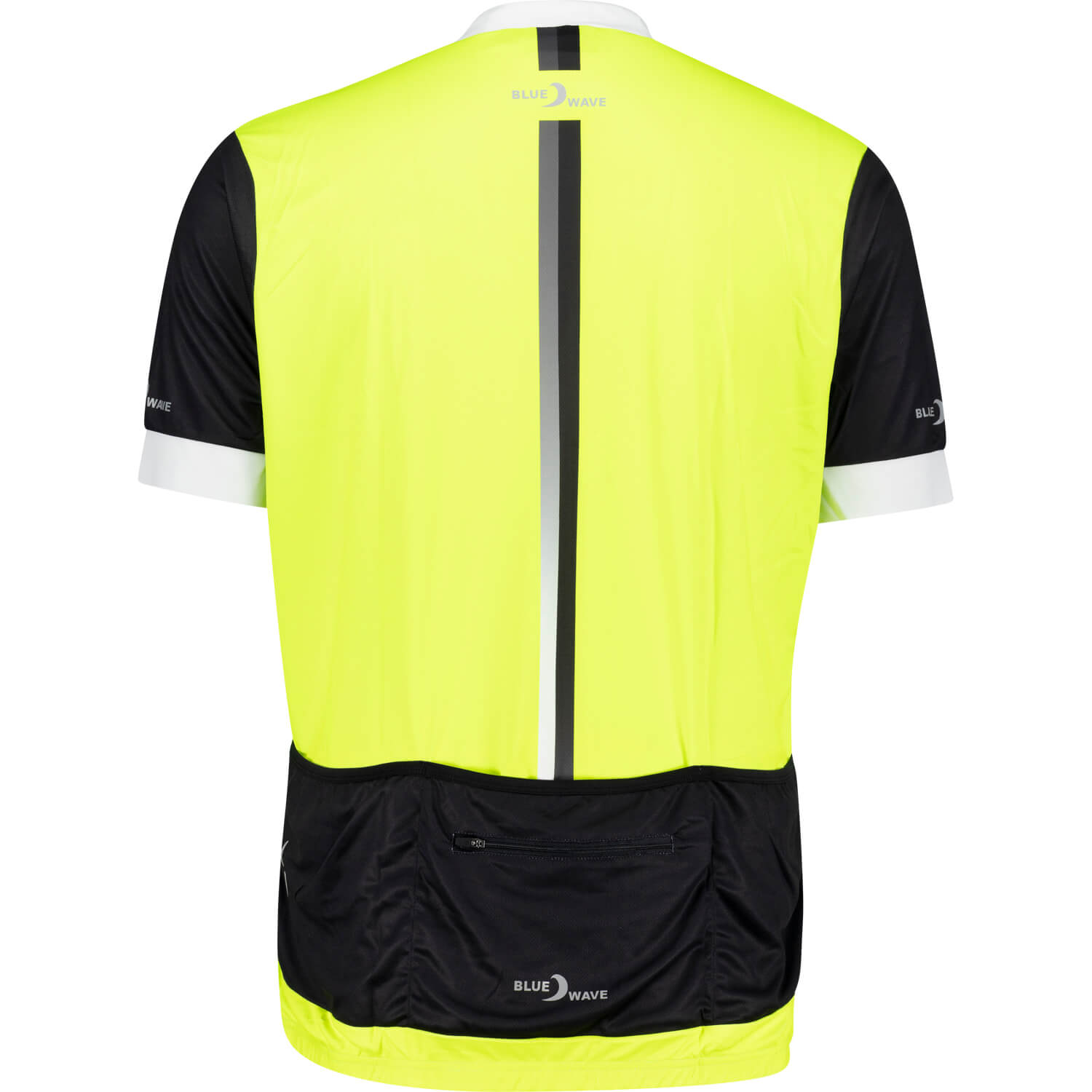 Bike shirt "Alex" in neon yellow by Blue Wave for men up to oversize 8XL
