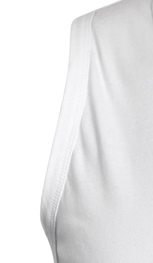 Unterhemd weiß ohne Arm von North 56°4 für Herren in Übergrößen bis 8XL